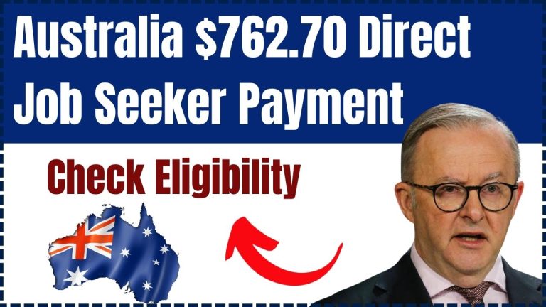 Australia $762.70 Direct Job Seeker Payment in November