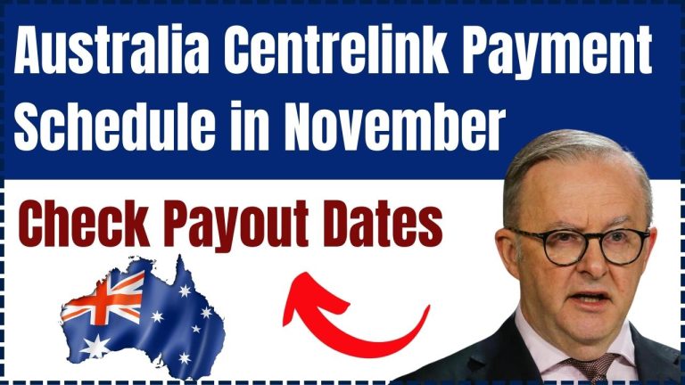 Australia Centrelink Payment Schedule in November