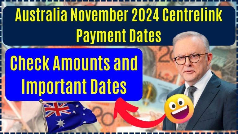 Australia November 2024 Centrelink Payment Dates