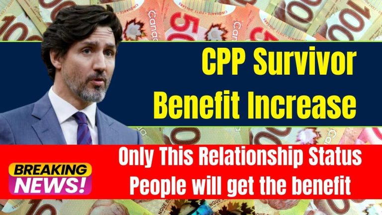 CPP Survivor Benefit Increase