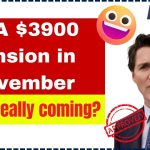 CRA $3900 Pension in November