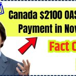 Canada $2100 OAS Direct Payment in November