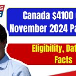 Canada $4100 CRA November 2024 Payment