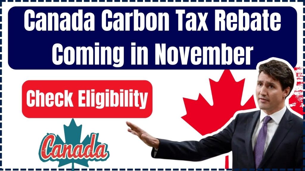 Canada Carbon Tax Rebate Coming in November