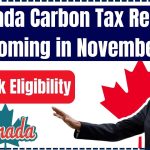 Canada Carbon Tax Rebate Coming in November