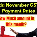 Canada November GST/HST Payment Dates