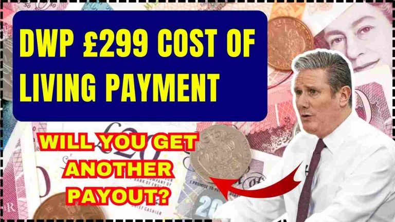 DWP £299 Cost of Living Payment