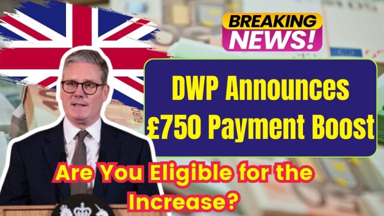 DWP Announces £750 Payment Boost