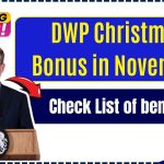 DWP Christmas Bonus in November