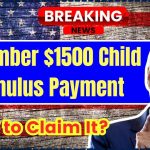 November $1500 Child Stimulus Payment in 2024