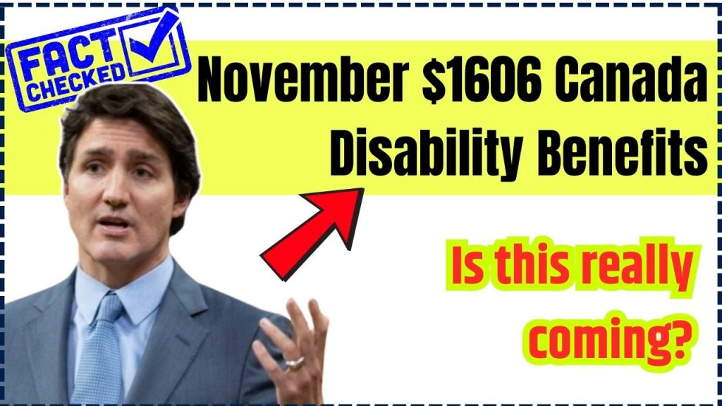 November $1606 Canada Disability Benefits