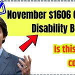 November $1606 Canada Disability Benefits