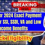 November 2024 Exact Payment Dates For SSI, SSDI, VA and Low Income Benefits