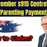 November $915 Centrelink Parenting Payment