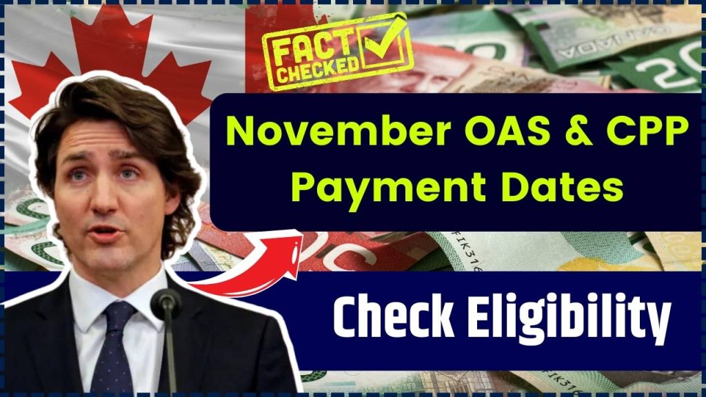 November OAS & CPP Payment Dates