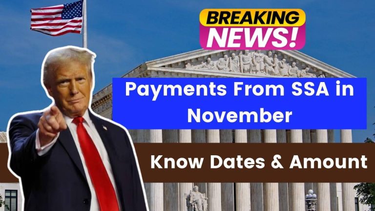 Payments From SSA in November 2024