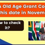 SASSA Old Age Grant Coming on this date in November