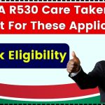 SASSA R530 Care Taker New Grant For These Applicants