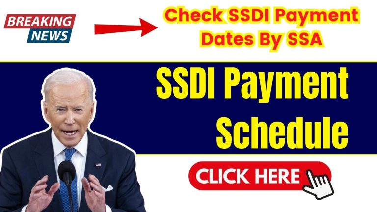 SSDI Payment Schedule in November