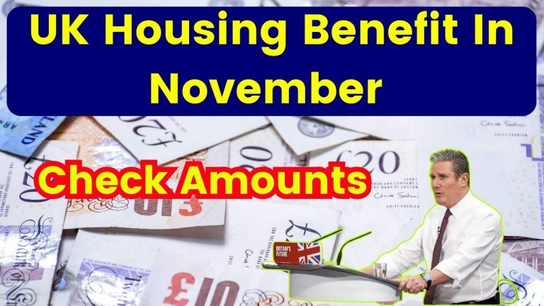 UK Housing Benefit In November