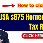 USA $675 Homeowner Tax Rebate