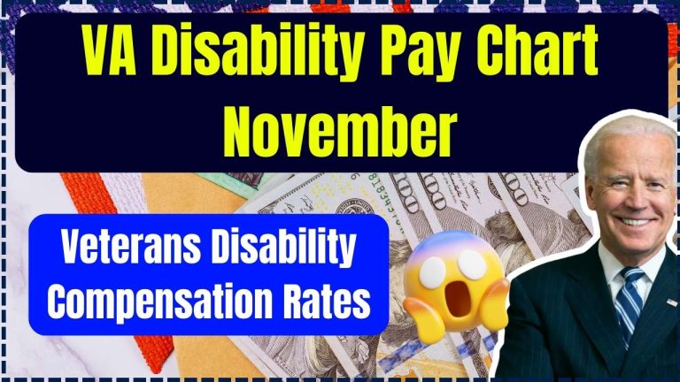 VA Disability Pay Chart November