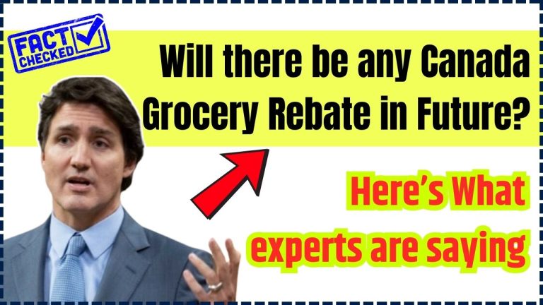 Will there be any Canada Grocery Rebate in Future