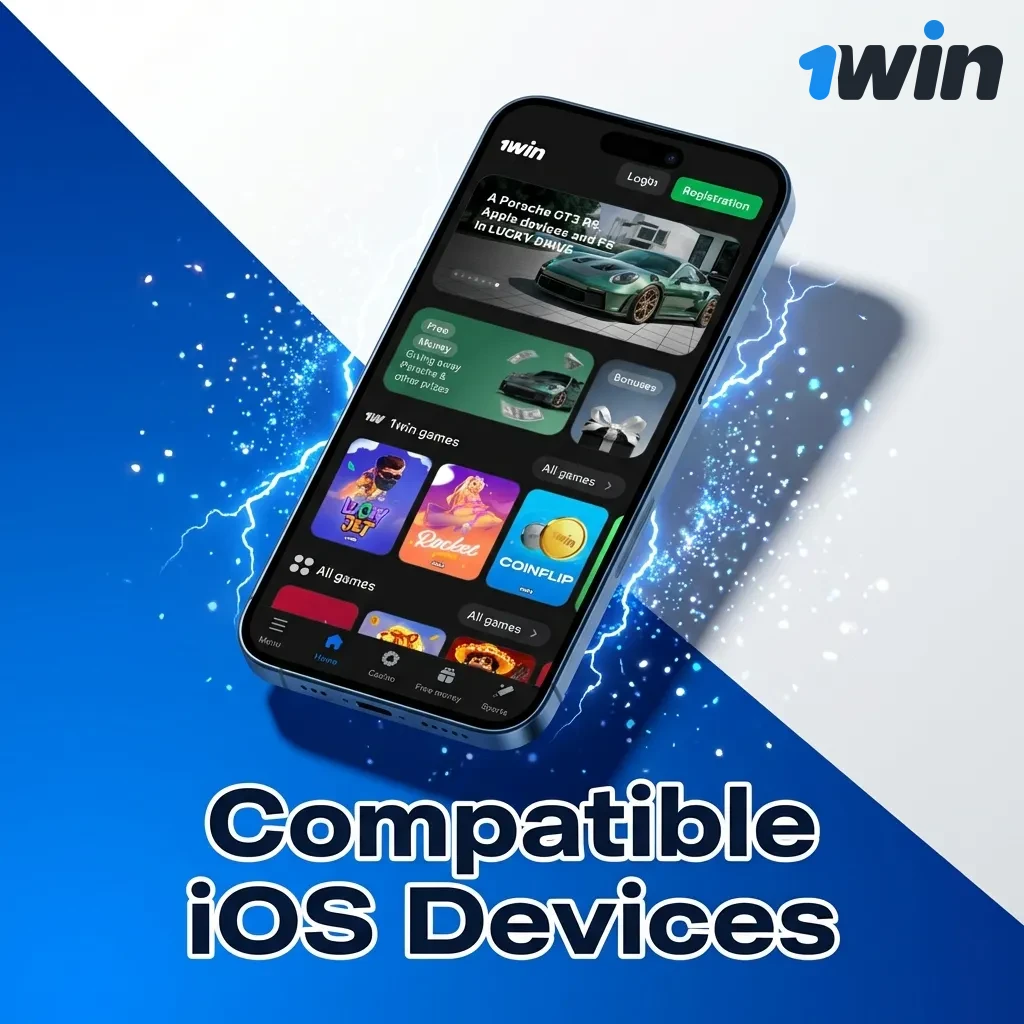 List of compatible iOS devices including iPhone X through 15 series, iPad 6th gen+, iPad Air 3rd gen+, and iPad Pro models