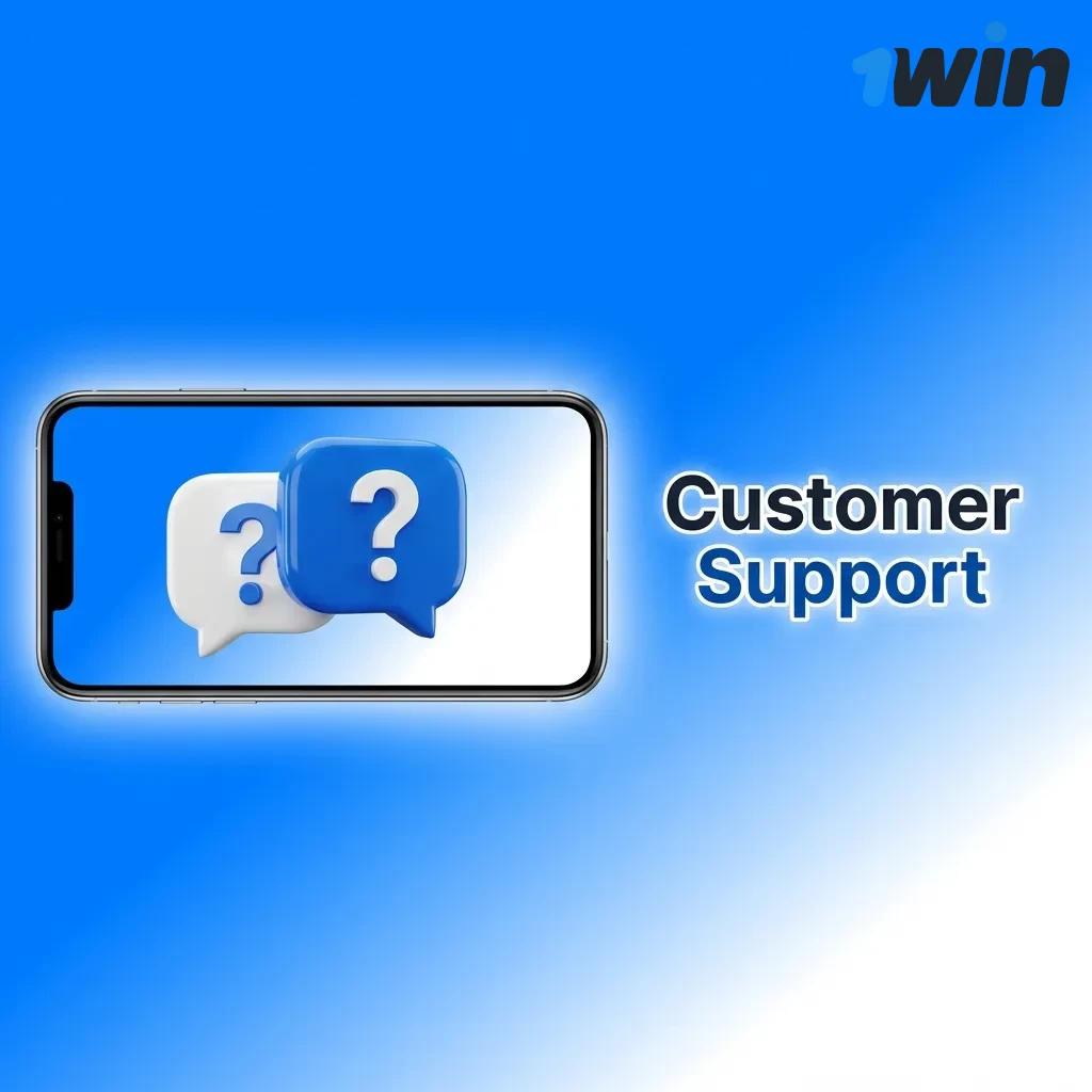 1win customer support contact methods showing 24/7 availability via live chat, email, phone, and Telegram
