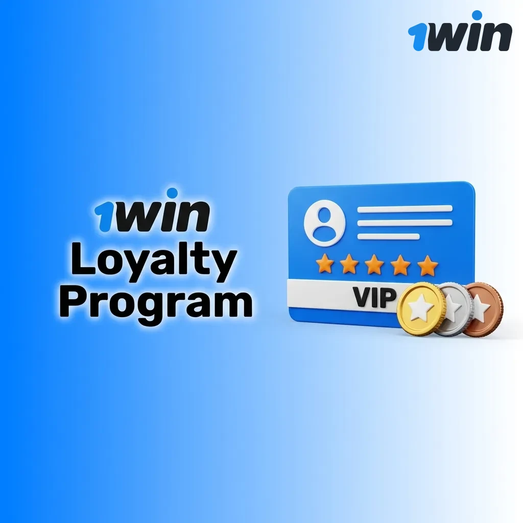 1win Loyalty Program tiers showing VIP levels, point accumulation, cashback rates, and exclusive member benefits