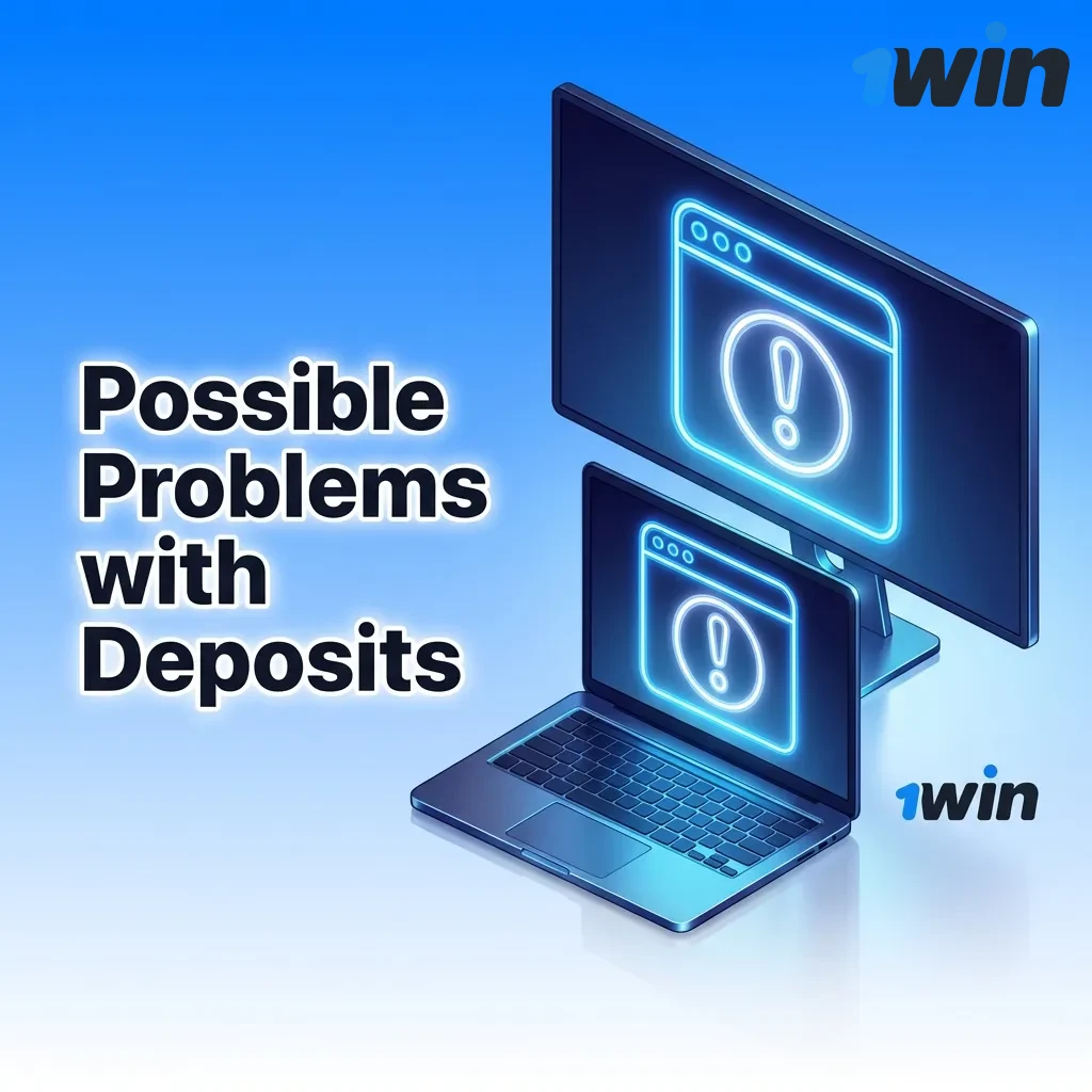 Troubleshooting guide showing common deposit problems and solutions for funding online accounts with payment methods.