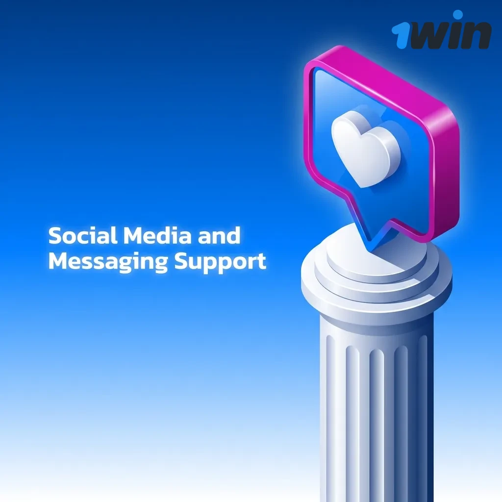 Customer support icons for Telegram, WhatsApp, Facebook, Twitter, and Instagram messaging platforms
