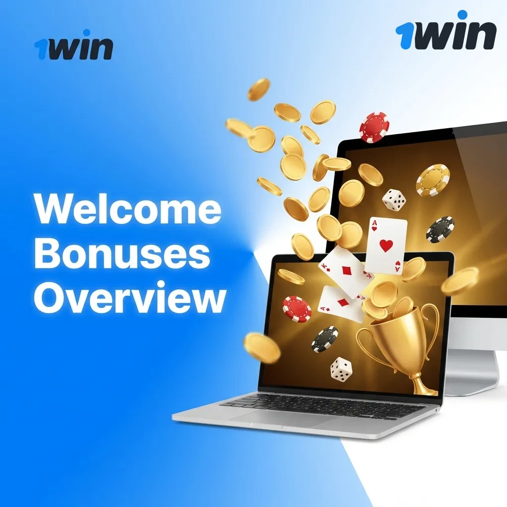 Table showing four-stage welcome bonus structure with percentages, maximum amounts, wagering requirements, and deposits