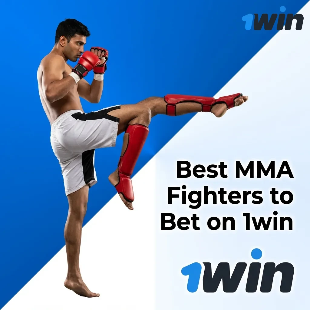 Top MMA fighters including Islam Makhachev, Jon Jones, and Israel Adesanya featured in betting markets on 1win platform.