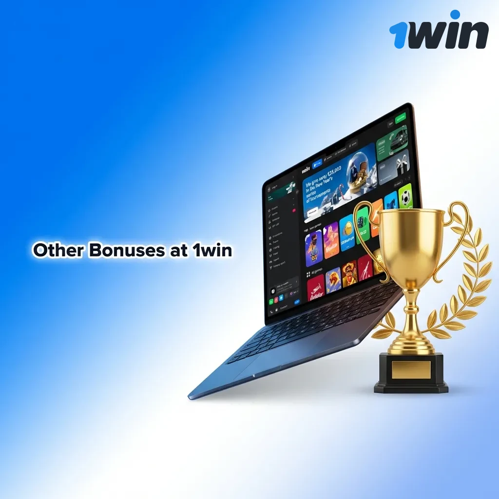 1win bonus offers including cashback, express bet, Lucky Friday, and birthday rewards for regular players
