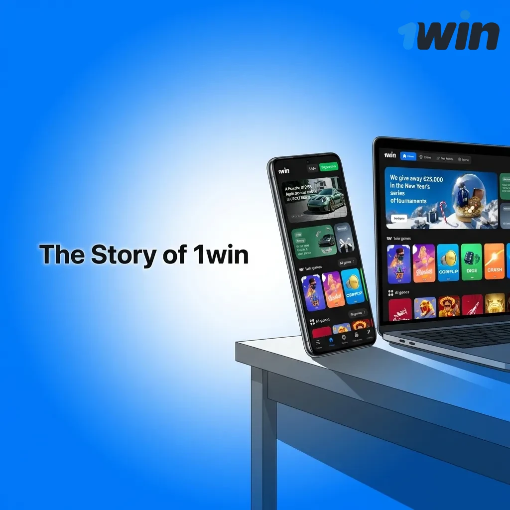 1win online betting platform homepage showing sports betting and casino gaming options with Curaçao license information